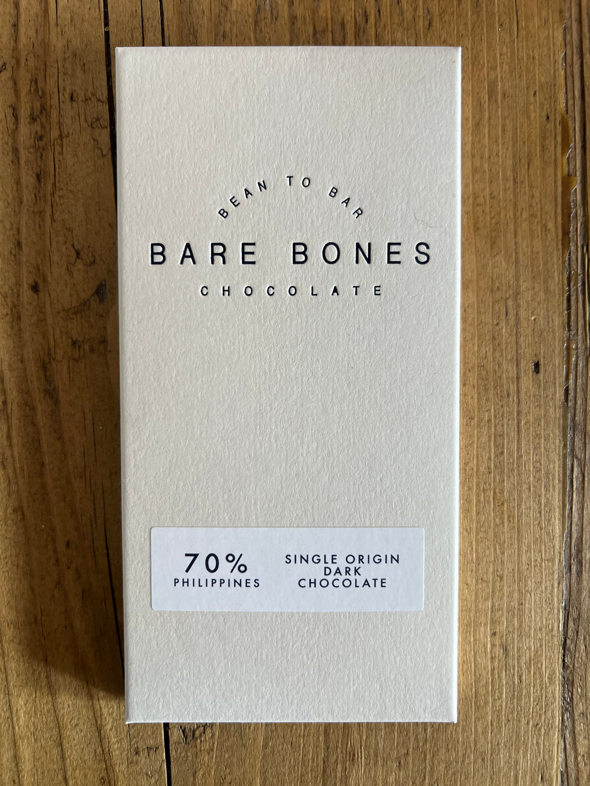 Bare Bones 70% Dark Phillipines Single Origin Chocolate