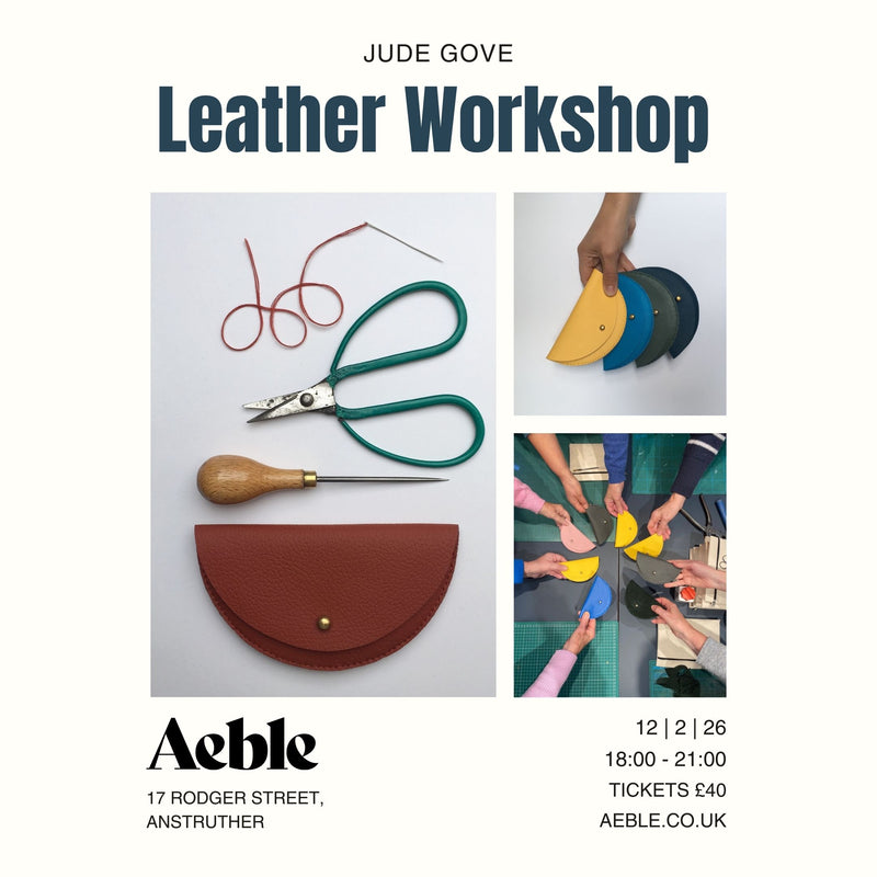 Leather Workshop with Jude Gove
