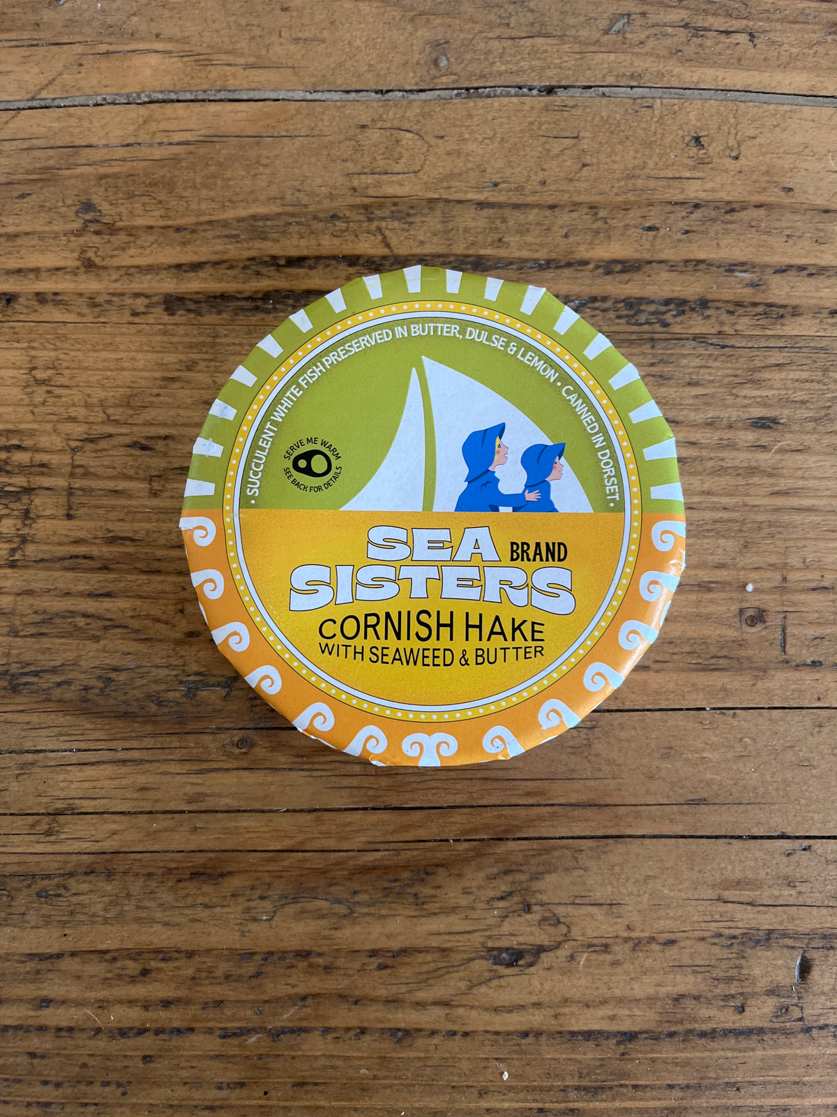 Tin of Cornish Fish - Sea Sisters Hake with Seaweed Butter