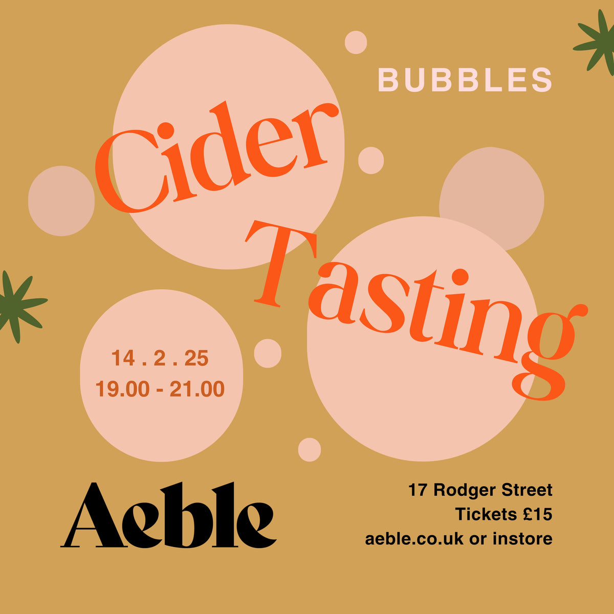 Cider Tasting: Bubbles