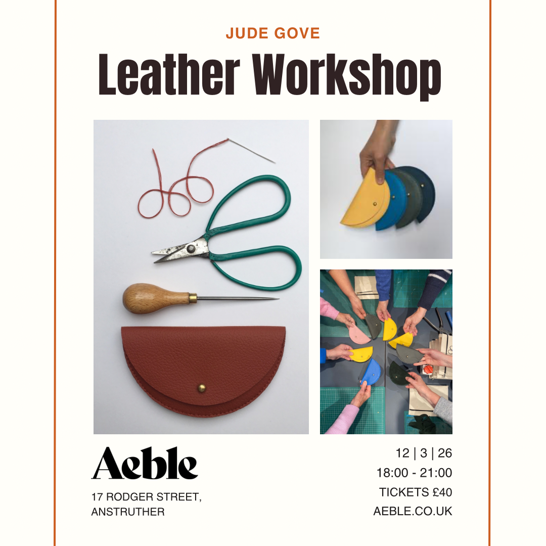 Leather Workshop with Jude Gove