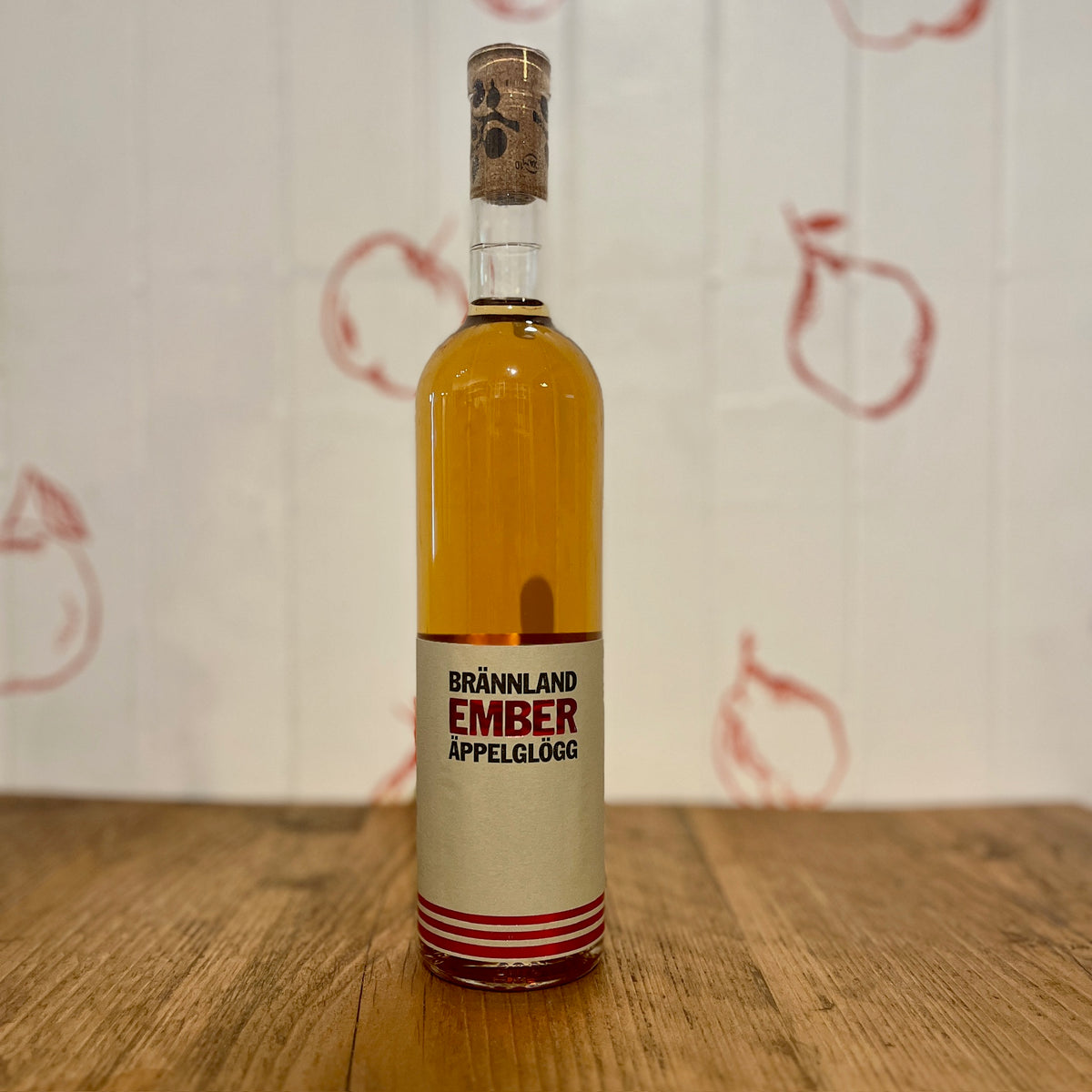 Bottle of Swedish Brannland spiced Ice cider Ember